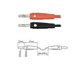 ПрофКиП PTL904-4 измерительные провода 4 мм Male-Male