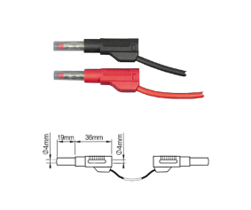 ПрофКиП PTL908-1 измерительные провода 4 мм Male-Male