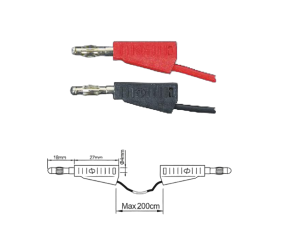 ПрофКиП PTL908-8 измерительные провода 4 мм Male-Male